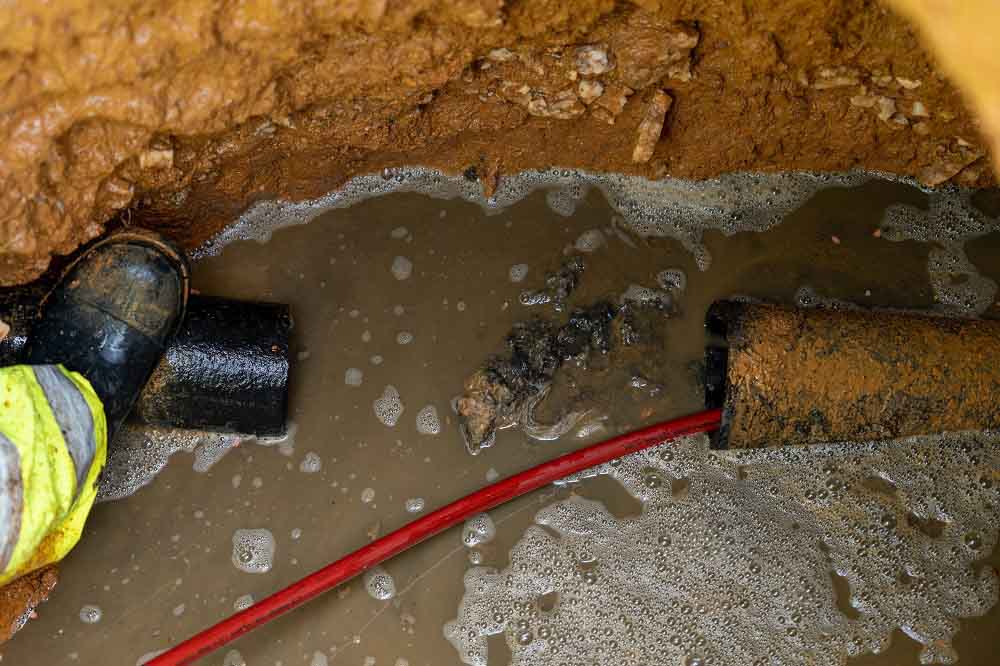 broken sewer line broken sewer line